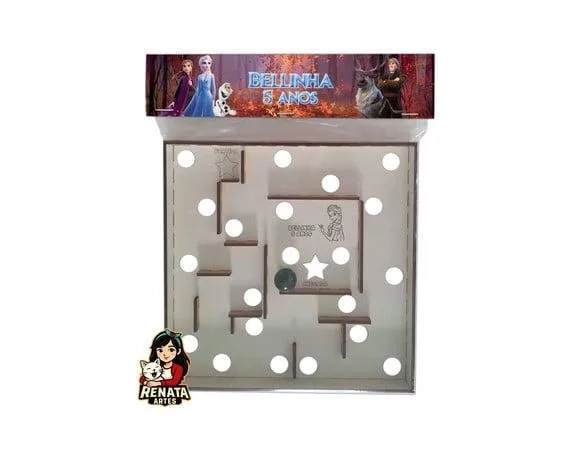 Labirinto Personalizado Lembrancinha Frozen