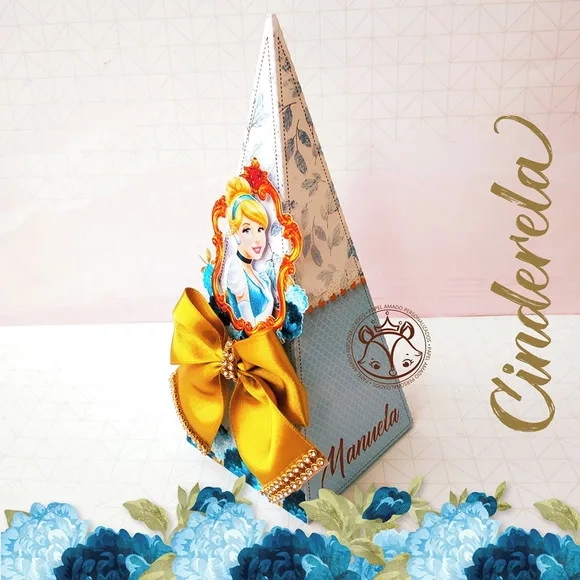 Kit 30 Lembrancinhas Cinderela