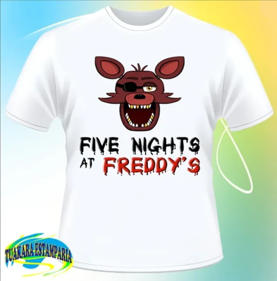 Camiseta Five Nights At Freddys 1