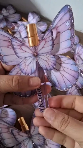 Lembrancinha Card Borboleta Spray