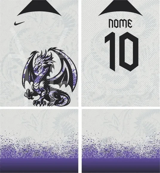 Arte Vetor Camisa Interclasse Dragaão Mod-156