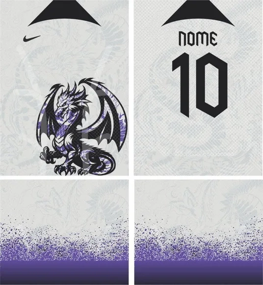 Arte Vetor Camisa Interclasse Dragaão Mod-156