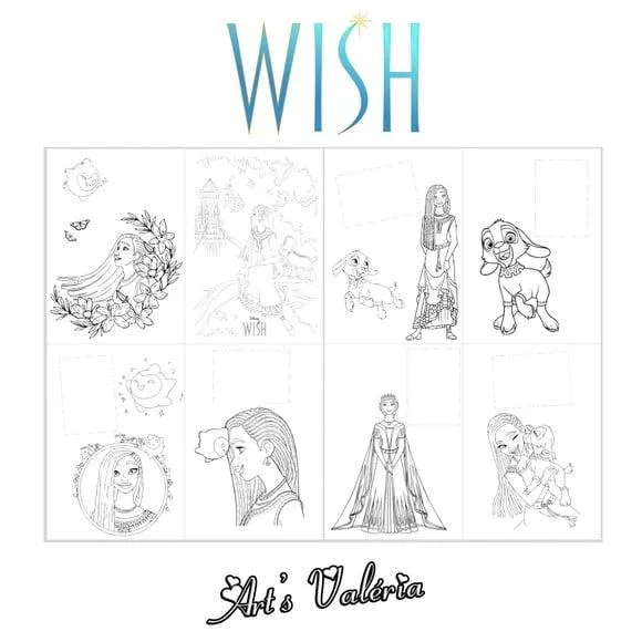 Álbum de Figurinhas Wish: o Poder dos Desejos com Giz