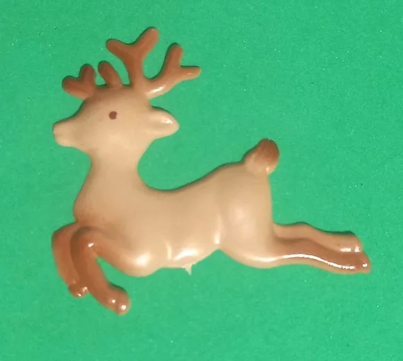 Rena de Natal de Acrílico Injetado - 6 Unidades