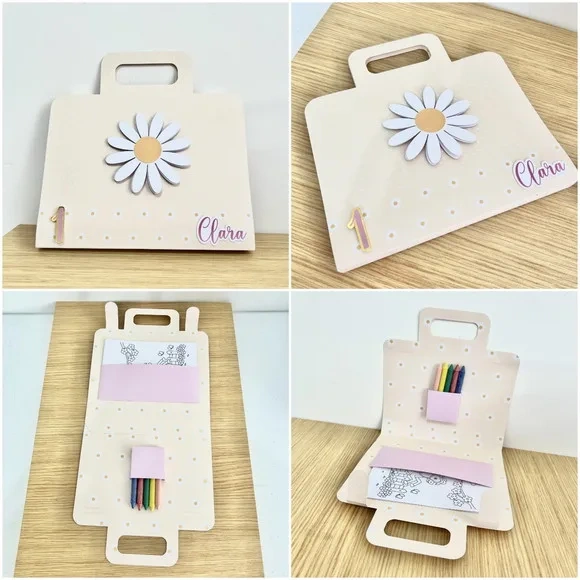 Kit 60 Lembrancinhas Margaridas Marfim