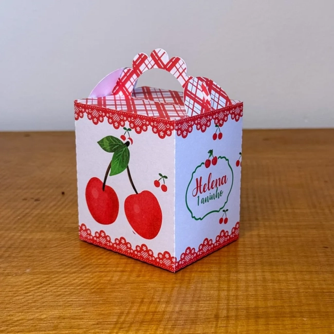 PEGUE E MONTE - Kit Festa CEREJINHA Decoração de Festa | Lembrancinhas | Aniversário | Personalizados