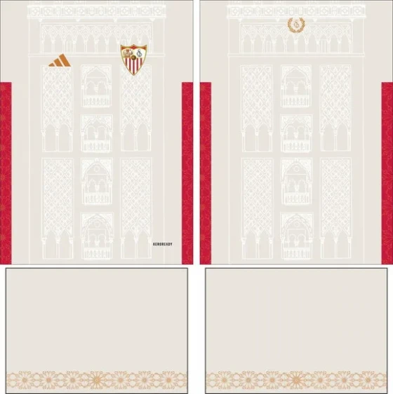 Arte Vetor Camisa Sevilla Concept 2025