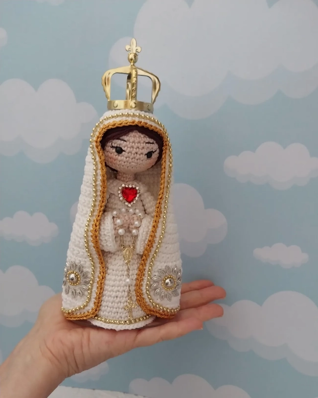 Nossa Senhora de Fátima Amigurumi