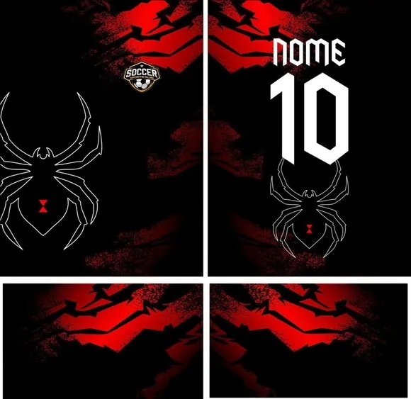 Arte Vetor Camisa Interclasse Aranha Mod-136