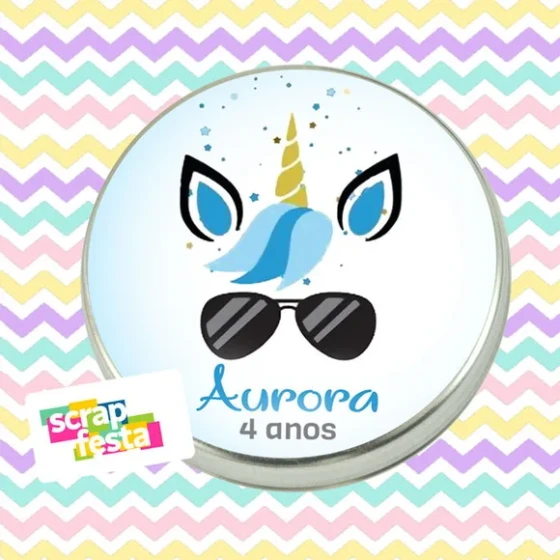 Latinhas Personalizadas Lembrancinhas Festa Unicórnio