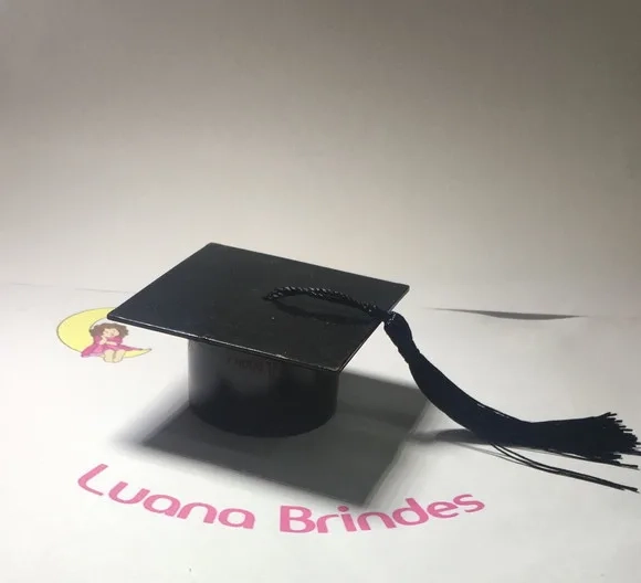Capelo Formatura Franja Preta Pct c/ 3 Unidades