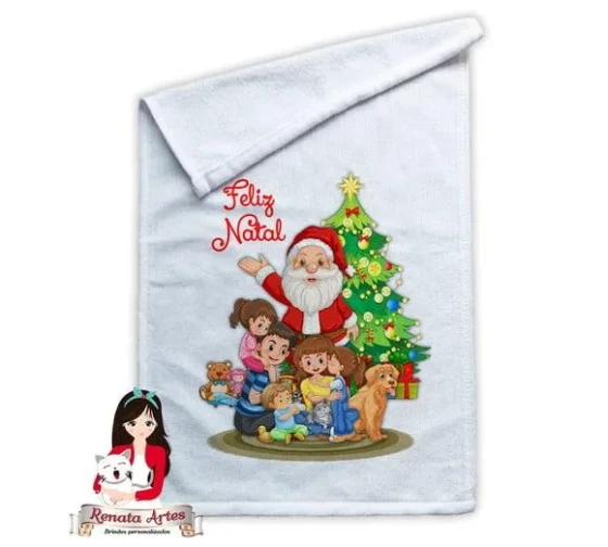 Toalhinha Personalizada Natal 2025