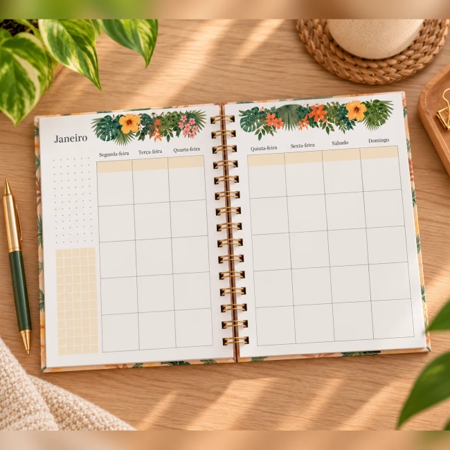 Planner 2027 - Tropical Brasilidades