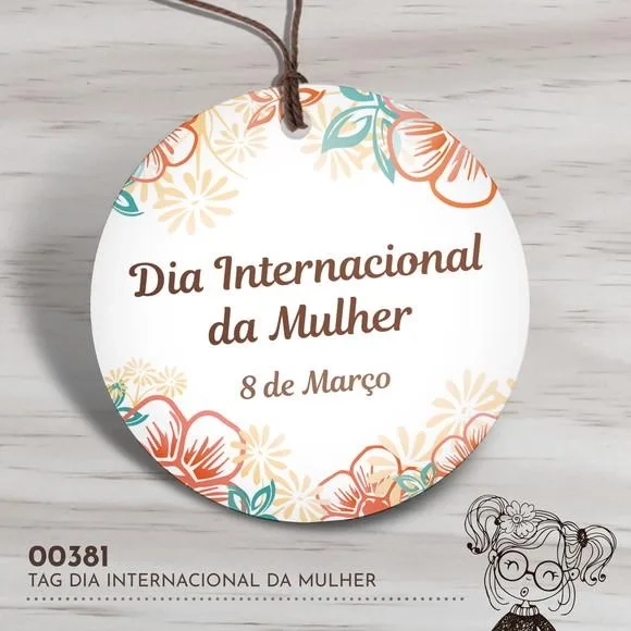 Tag Redonda Dia Internacional da Mulher - 00381