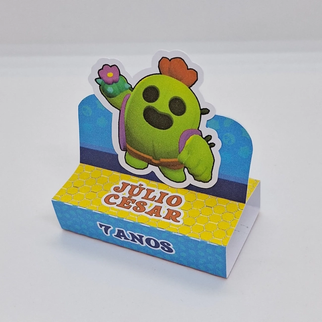 PEGUE E MONTE - Kit Festa BRAWL STARS - Decoração de Festa - Caixinhas Personalizadas