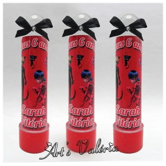 Tubete Personalizado com laço - 13cm