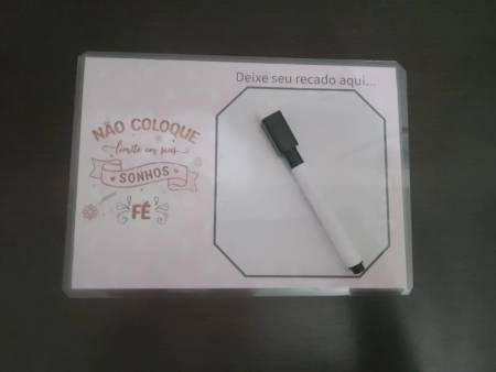 Porta recado de geladeira