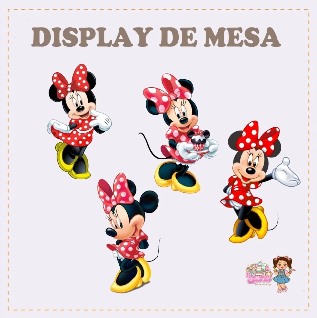 Kit Festa Só Um Bolinho MINNIE - Decoração de Festa