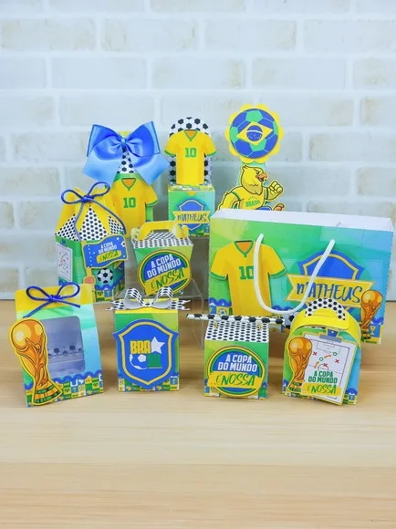 Kit 30 Lembrancinhas Copa do Mundo