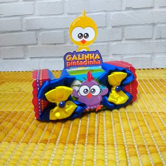 Kit 60 Lembrancinhas Galinha Pintadinha