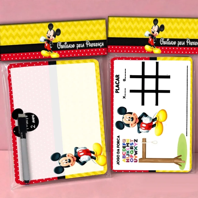 Lousa Magica Personalizada lembrancinhas Mickey