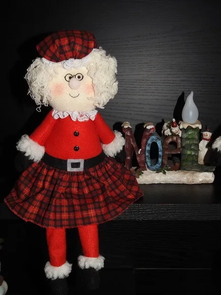 Mamãei Noel em Feltro - Chamar Chat