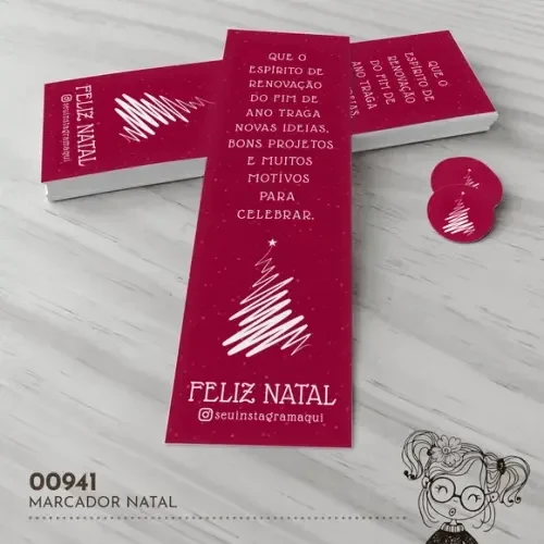 Marcador de Livro Natal - 00941