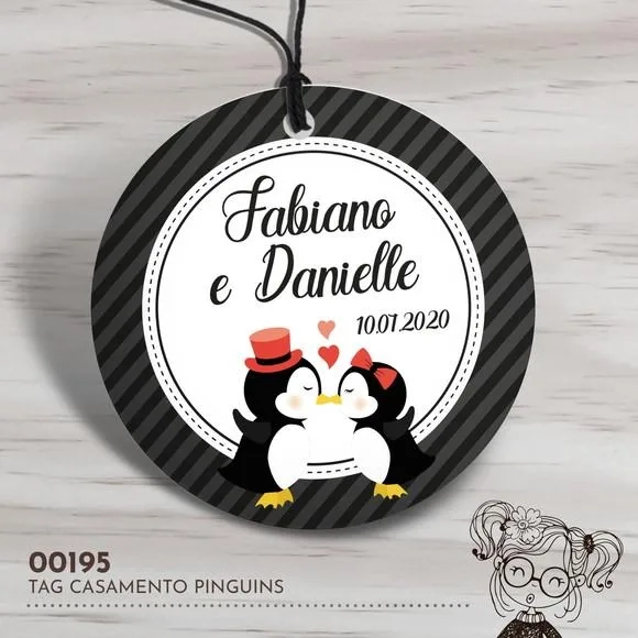 Tag Redonda Pinguins - 00195