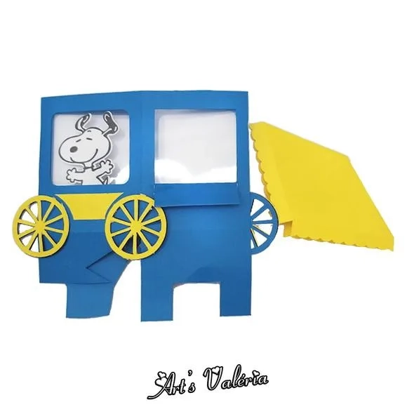 Carrinho de Pipoca do Snoopy
