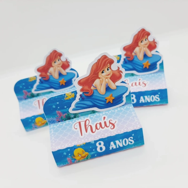 PEGUE E MONTE - Kit Festa ARIEL - Decoração de Festa - Caixinhas Personalizadas