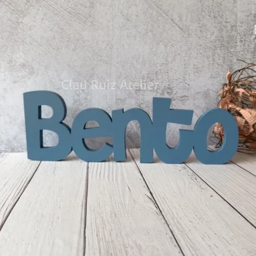 Nome em mdf - Linha Ch - Decoração Bebê e Infantil
