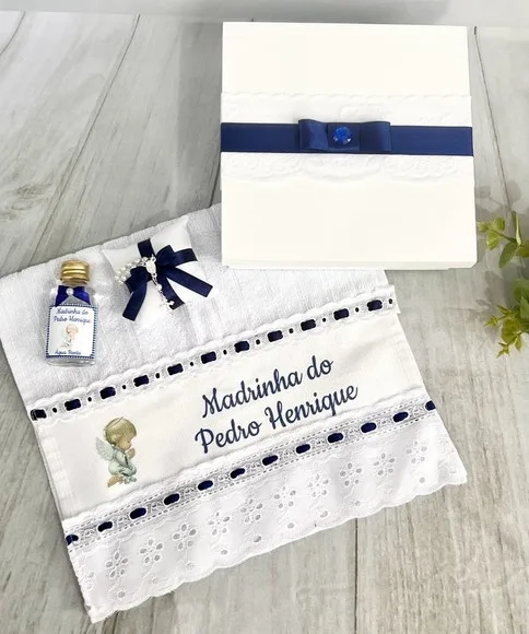 Caixa Convite para Padrinhos de Batismo
