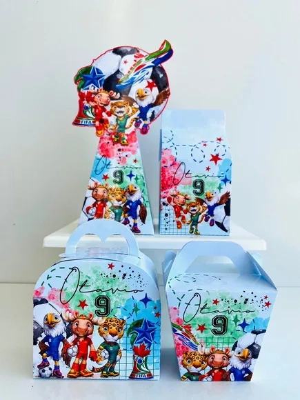 Kit 30 Lembrancinhas Mascote da Copa