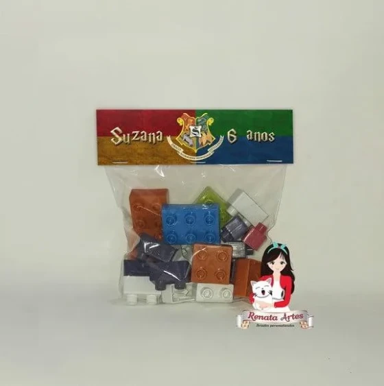Blocos de Montar Personalizado Harry Potter Bandeiras