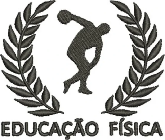 Matriz de Bordado Educação Física.
