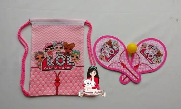 Mochila Ping Pong Personalizada Tema Lol Surprise