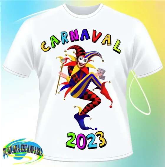 Camiseta Carnaval Joker Cartas Coringa