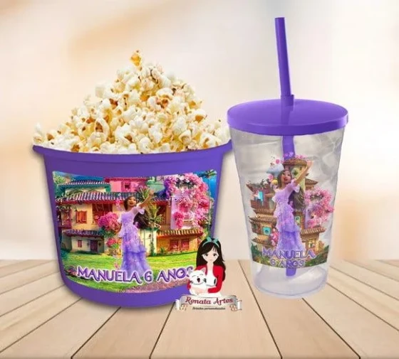 Kit Cinema Personalizado Encanto Isabela