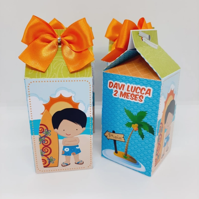 PEGUE E MONTE - Kit Festa Personalizado POOL PARTY MENINO - Decoração de Festa - Caixinhas Personalizadas
