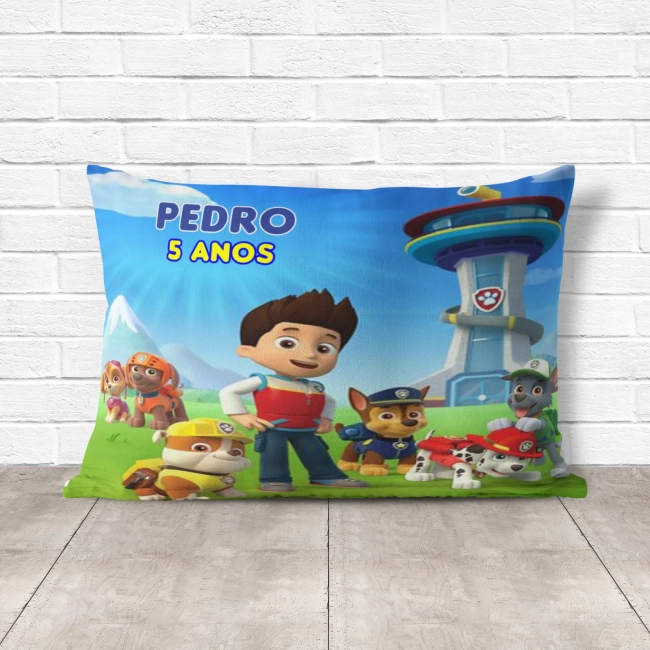 Almofada Personalizada lembrancinhas Patrulha Canina