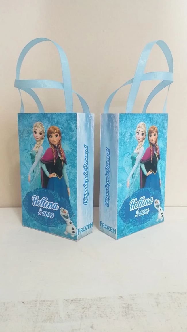 Sacolinhas Personalizadas Frozen para Lembrancinhas
