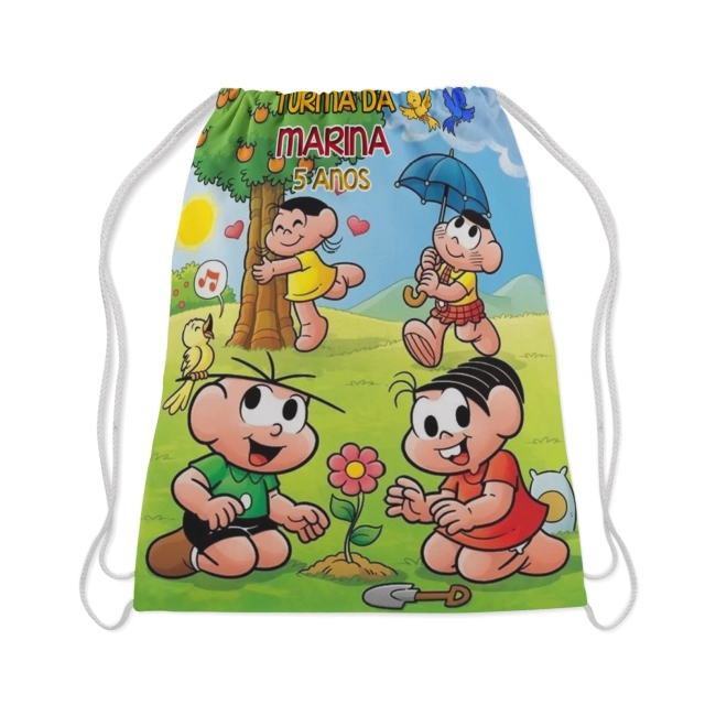 Mochilinha Personalizada Turma da Mônica