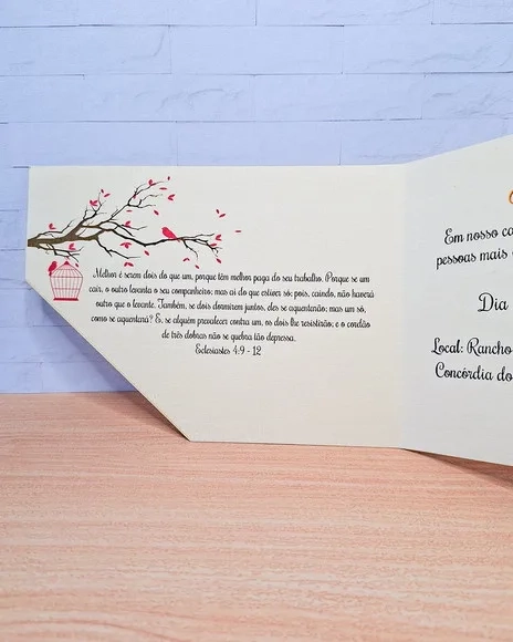 Convite Casamento Pequeno
