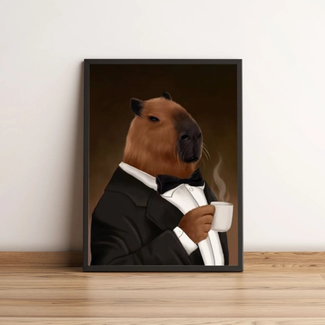 Quadro Capivara de Smoking 371