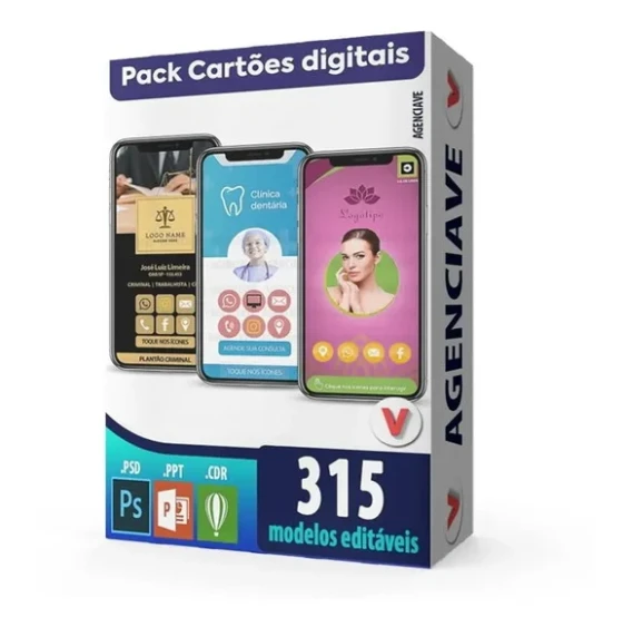 Pack Cartão De Visita Digital Interativo - Cód.: 61