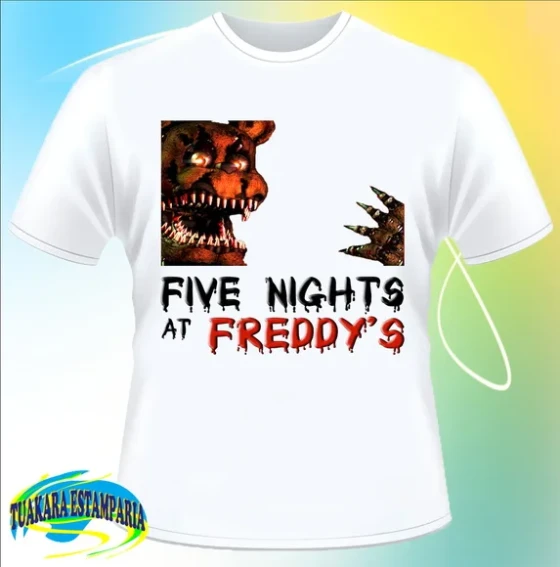 Camiseta Five Nights At Freddys 4