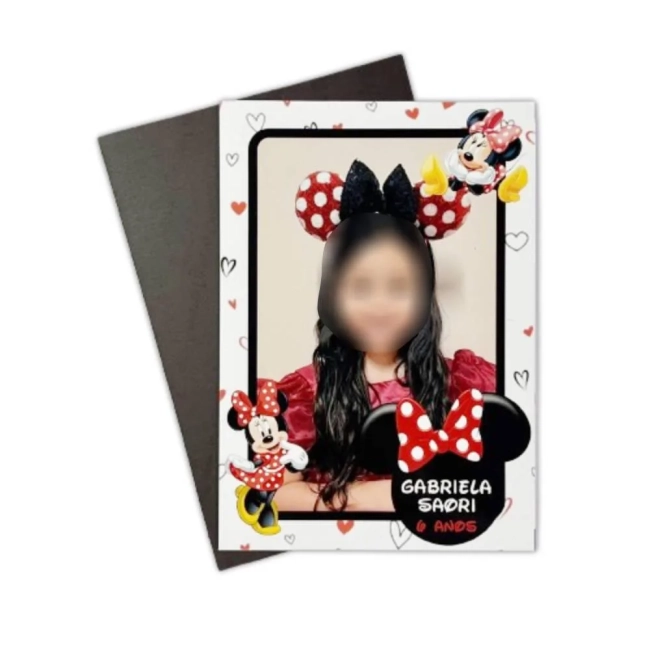 Imãs Lembrancinhas Minnie -10x7cm
