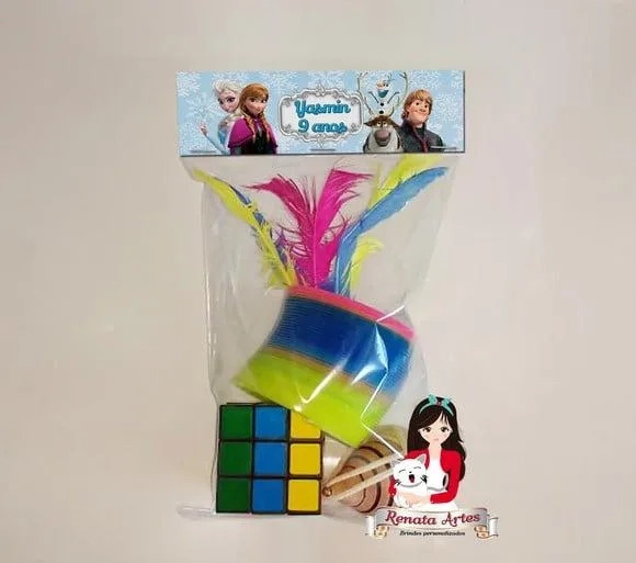 Kit Brinquedos Retrô Tema Frozen 2