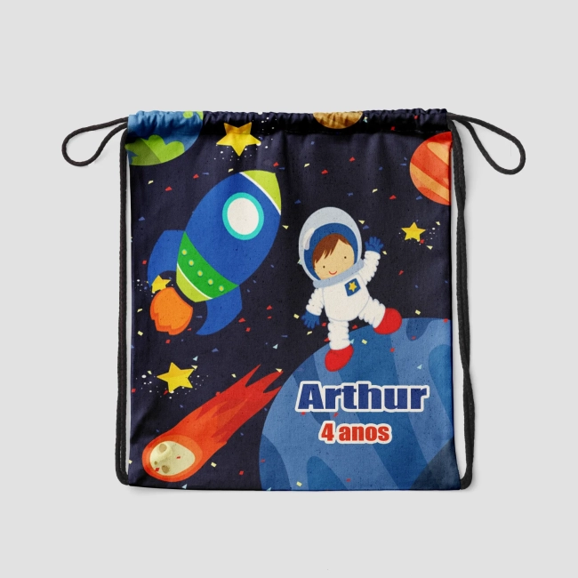Mochilinha Saquinho Surpresa do Astronauta