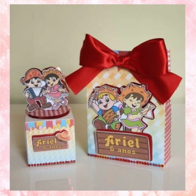 Kit 50 Lembrancinhas Personalizadas para Festa Junina/arraia